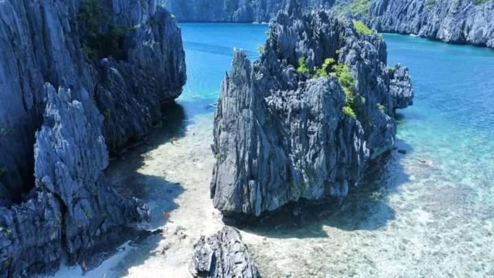 Bucana Kamp Payapa Beachfront El Nido Exterior foto